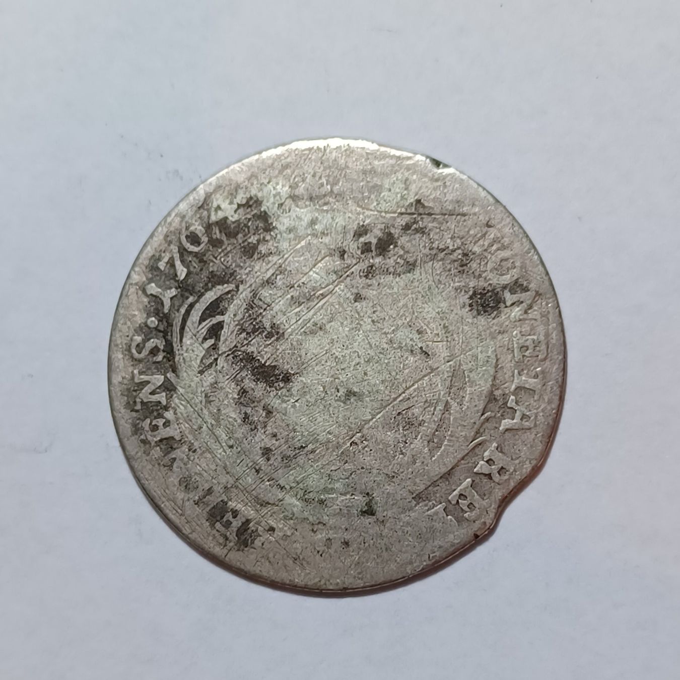 Tutti le monete: 20 Kreuzer 1764 Bern – Usato da Pfäffikon ZH venduto da Schweizer_Muenzen