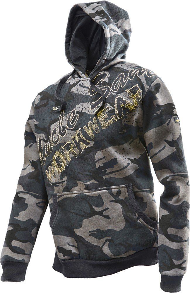 Maglioni & Felpe: UNCLE SAM Sweat-Hoodie Gr. L, camouflage – Nuovo (secondo la descrizione) da Kägiswil venduto da nick.333