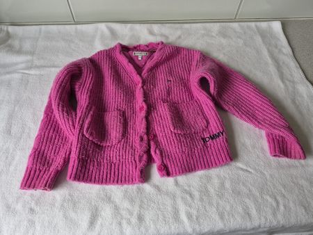 Tommy Hilfiger Strickjacke, Grösse 104 Pink