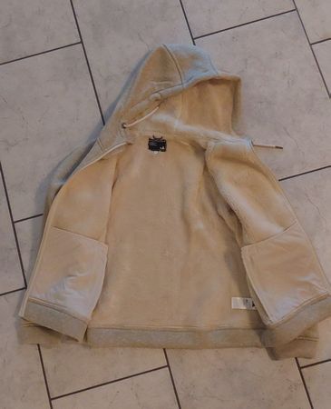 Kuschelige Jacke mit Kapuze, Grösse: L, Neu,