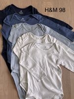 H&M Long Sleeve Cotton Bodysuits Set Size 98
