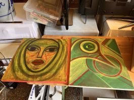 2X Schöne Gemälde (59)