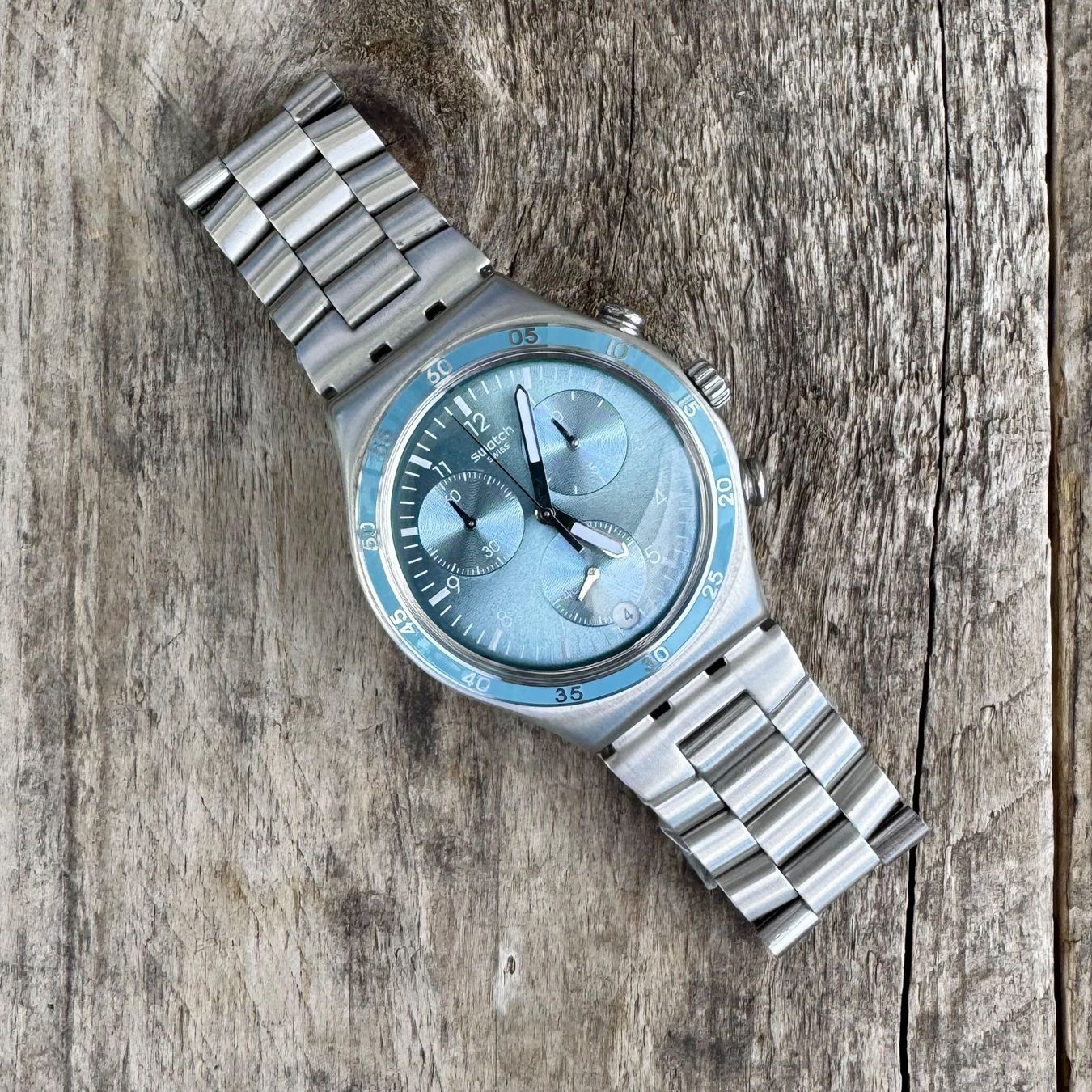Swatch Orologi: Swatch Irony Chrono Clear Water Unworn – Nuovo (secondo la descrizione) da Arzier-Le Muids venduto da Anna_BM