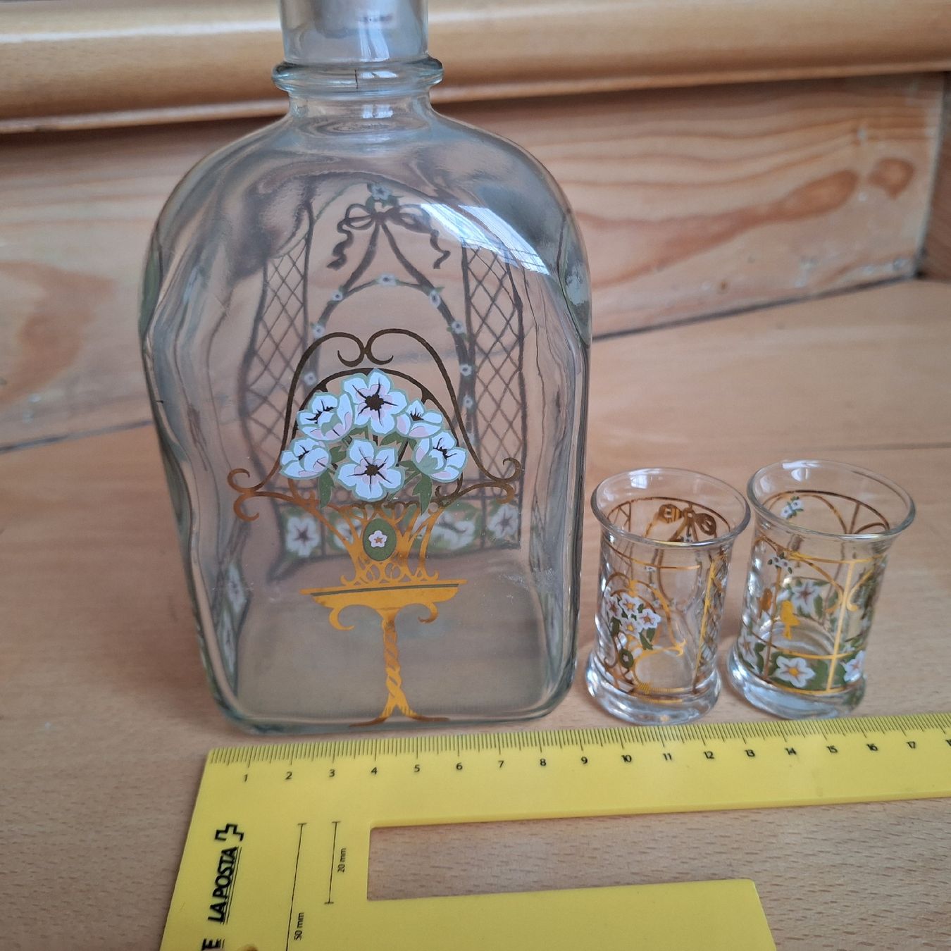 Caraffe: Versand möglich! Likör Schnapsflasche mit 2 Gläser – Usato da Winterthur venduto da Goldpipau 7