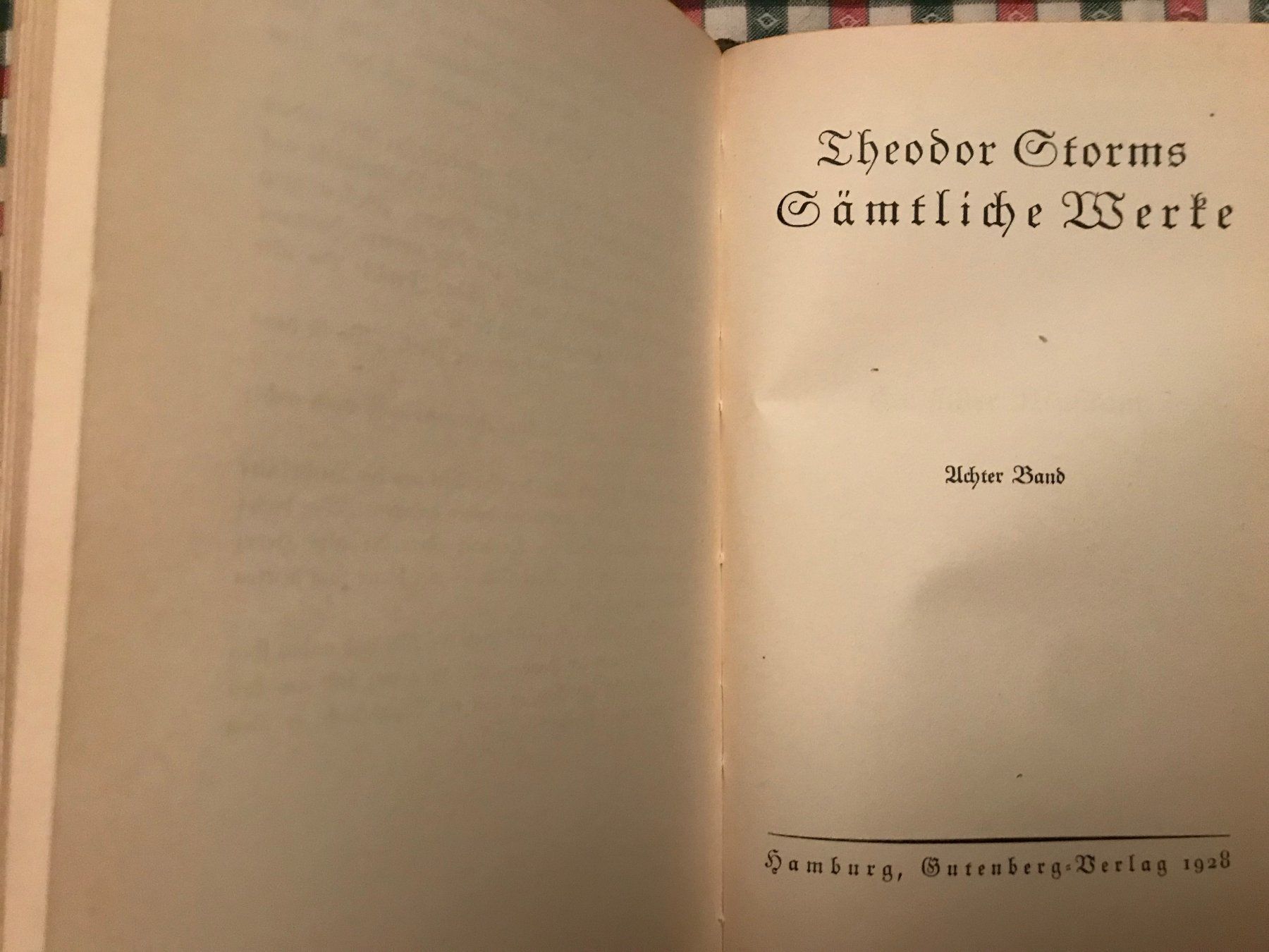 Libri: Theodor Storms sämtliche Werke 5.-8.Band – Usato da Zollikerberg venduto da Dogon 4