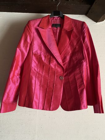 Veste Vicenté Romeo 100% soie naturelle taille 44 fuchsia