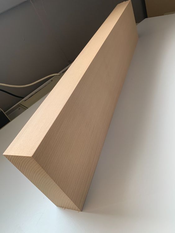 Massivholzplatte Aus Buche - 20x400x600mm, 4-seitig Gehobelt, Perfekt Als Regalbrett