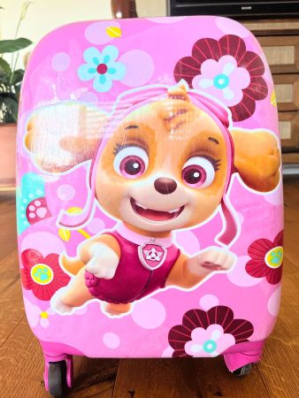 Kinderkoffer Skye Paw Patrol pink