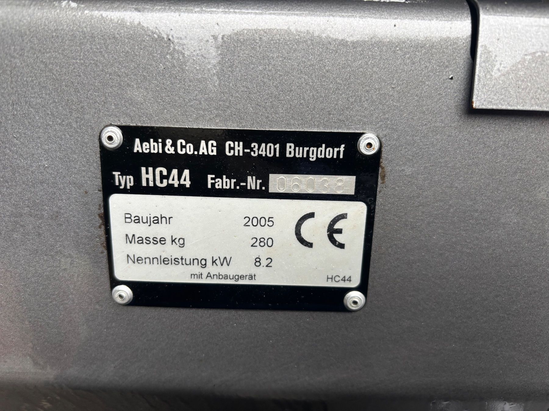 Aebi Tutte le macchine: Aebi HC 44 Hydrostat passende Gitterräder gratis dazu – Usato da Pfungen venduto da Reba11 8