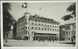 ST. GALLEN Hotel Hecht 1931