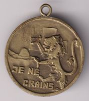 Medaille Schweiz Militär 'Noel 1940 Bat. Füs 4'