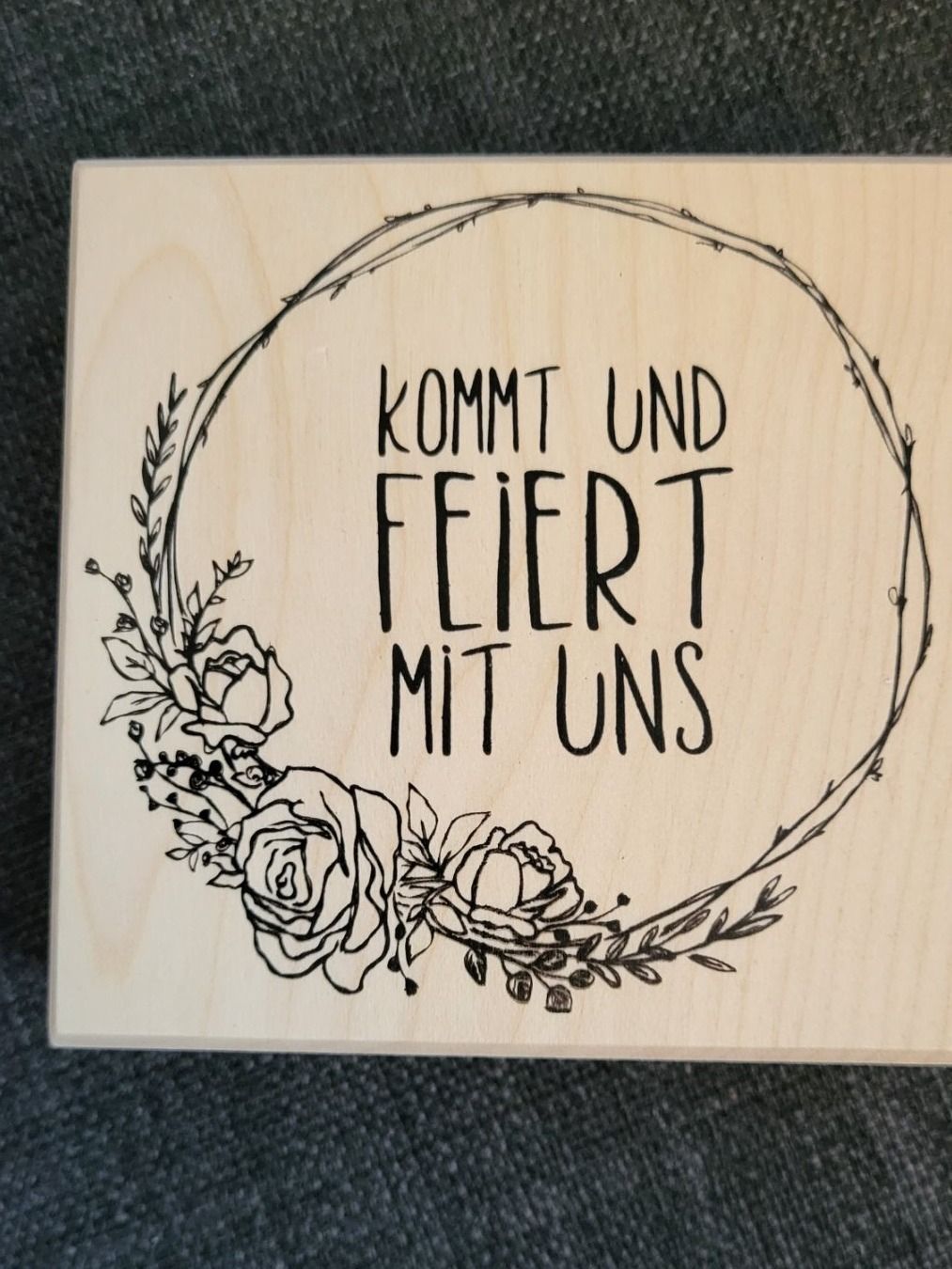 Rayher Timbri: Stempel Kommt und feiert mit uns NEU – Nuovo (secondo la descrizione) da Strengelbach venduto da maskil