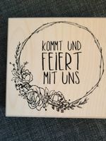 Stempel Kommt und feiert mit uns NEU