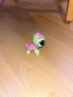 Figurine Littlest Pet Shop tortue vert rose
