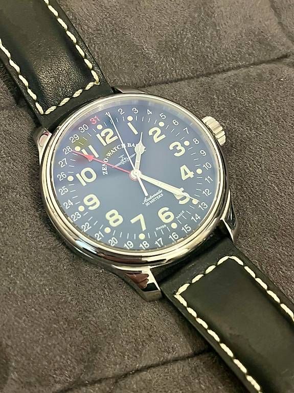 Zeno Orologi: Zeno Watch Basel OS Pilot Zeigerdatum – Usato da Gossau SG venduto da Vanuatu 1