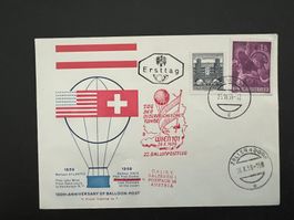 Österr. 1959  Ballon-Brief Erstag Zellerndorf (G1178)