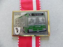 Medaille Bus Autobus Stadt Basel BVB 1990