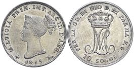Italien, Parma, 10 Soldi 1815