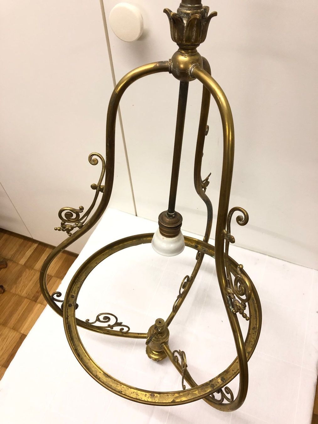 Lampadari & plafoniere: Antike Messing-Deckenleuchte – Usato da Lenz venduto da Klimbim7083 1