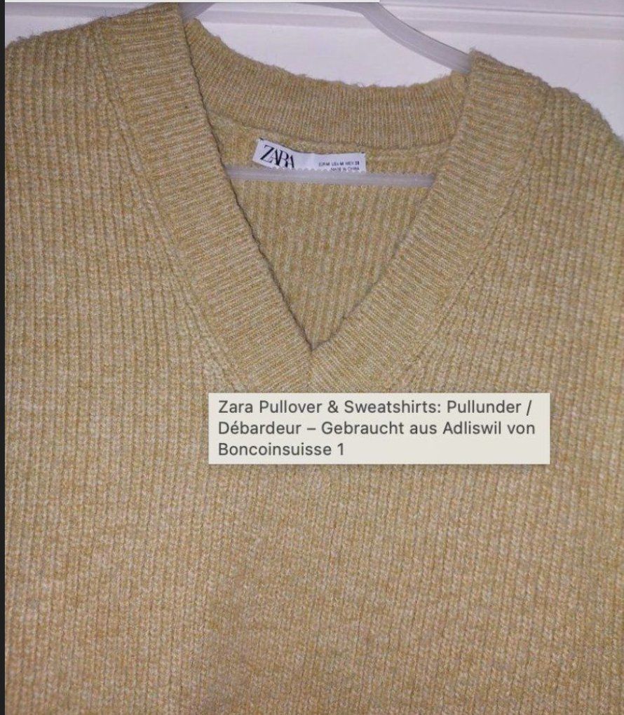 Zara Tops: Pullunder/Débardeur M – Gebraucht aus Adliswil von Boncoinsuisse 1