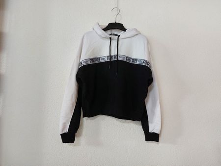 Damen Hoodie Zweifarbig 