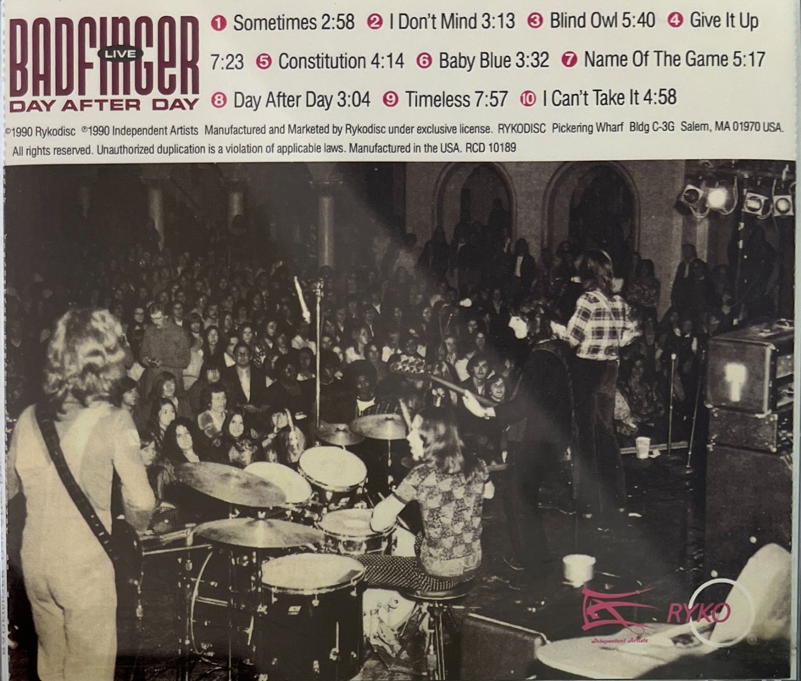 CDs: BADFINGER / Day After Day - Live – D'occasion à Bischofszell par kustavi 1