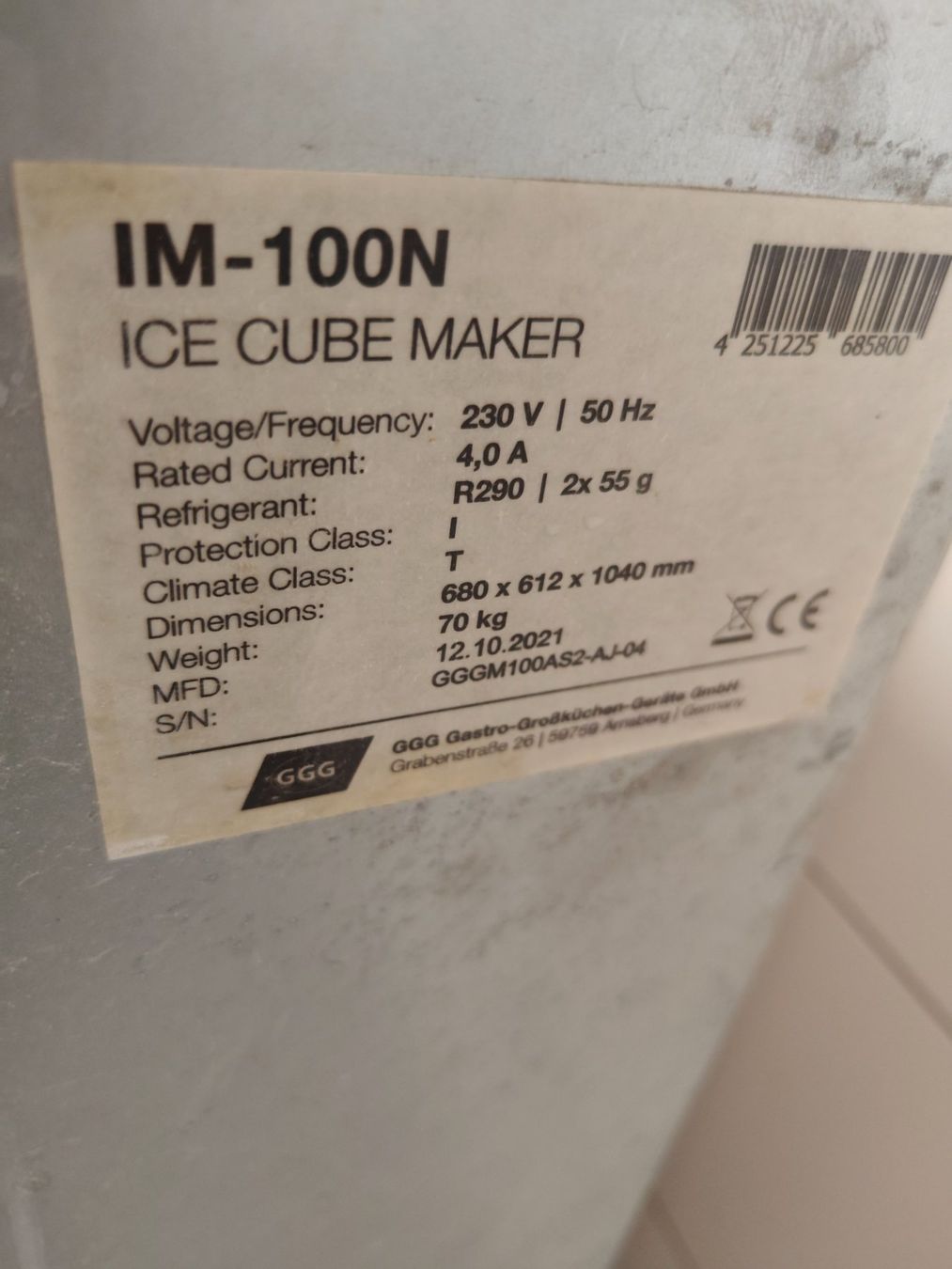 Appareils de cuisine: Eiswürfelmaschine Eisbereiter Grosse Version – D'occasion à Merenschwand par Kafor77 3