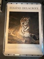 plakat, eugene delacroix, tiger, ausstellung bern 70er jahre