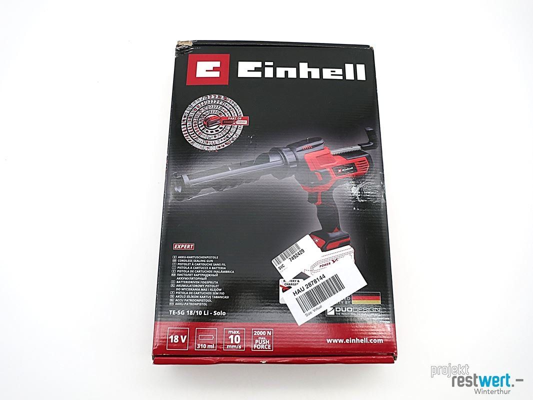 Einhell Tutti gli attrezzi: EINHELL Akku-Kartuschenpistole 18V – Nuovo (secondo la descrizione) da Winterthur venduto da Restwert_Winterthur 4