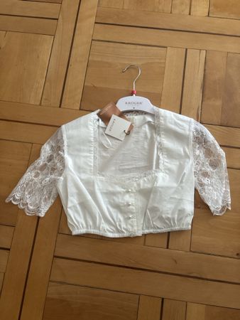 Krüger Collection, weisse Bluse, Gr. 38, neu mit Etikett