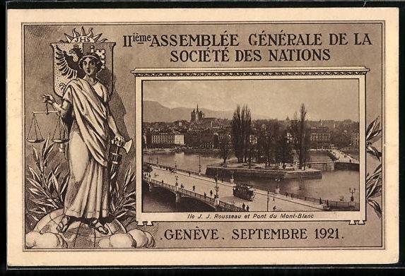 Cartes postales: Genève, 11me assemblée générale de l – D'occasion à Berlin par bartko-reher
