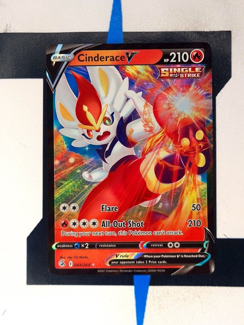 Pokémon Carte collezionabili: Cinderace V FST044 EN Good – Usato da Basel venduto da Zadoys