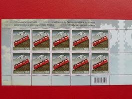 2014: Nr.1508, Kleinbogen ** Zahnradbahn PILATUS, Kat: 35.-