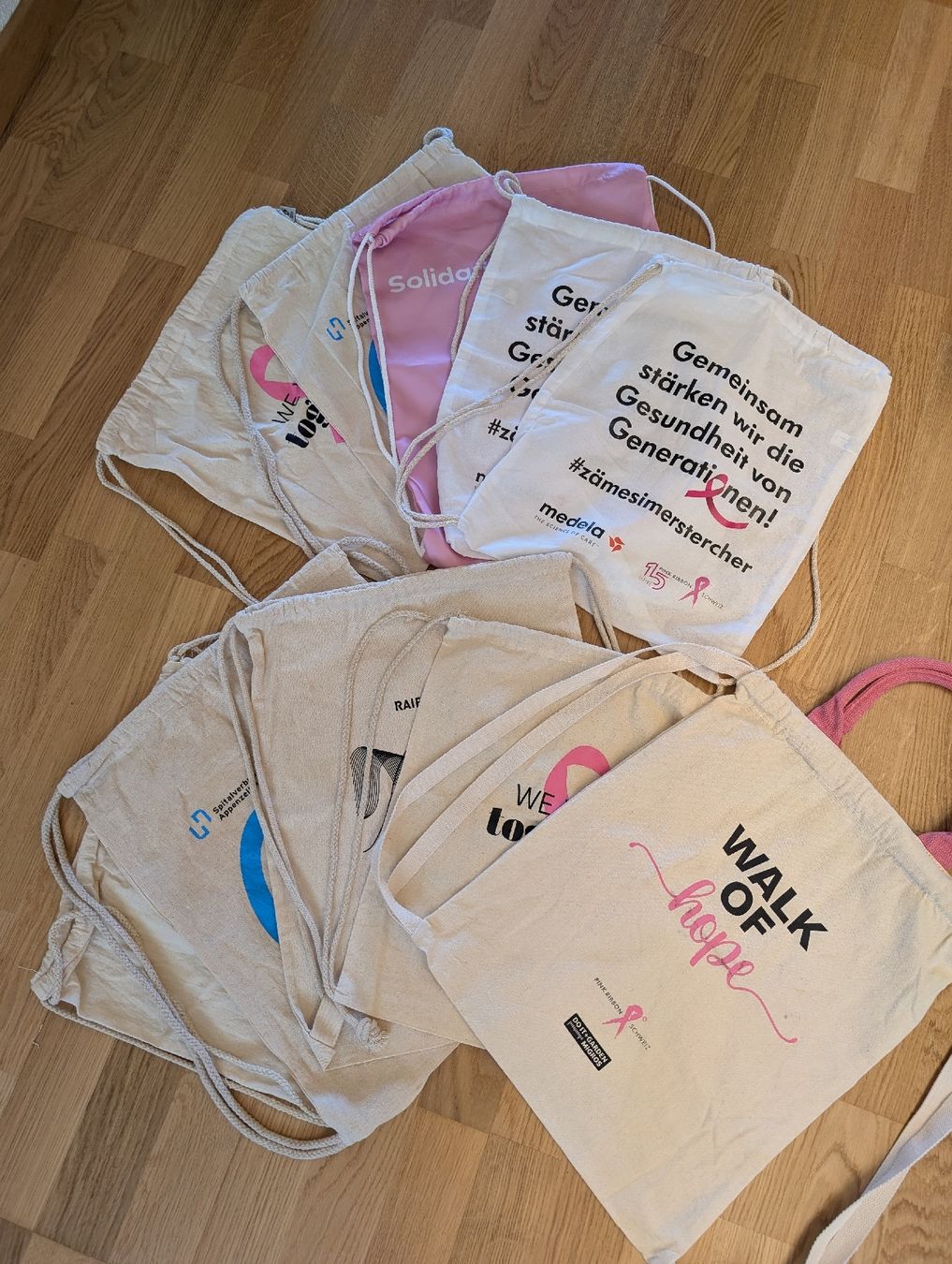 Taschen: Stofftaschen Beutel 10 Stk. – Neu (gemäss Beschreibung) aus St.Gallen von Youfariemurad90