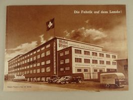MÖBEL PFISTER DIE FABRIK AUF DEM LANDE, ENDE 40er JAHRE SUHR