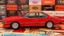 BMW 635 CSi rot Massstab 1:18 Neu
