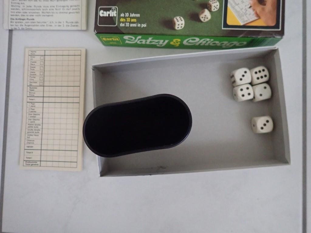 Carlit Giochi: Yatzy & Chicago von Carlit – Usato da Galgenen venduto da Marc98 2