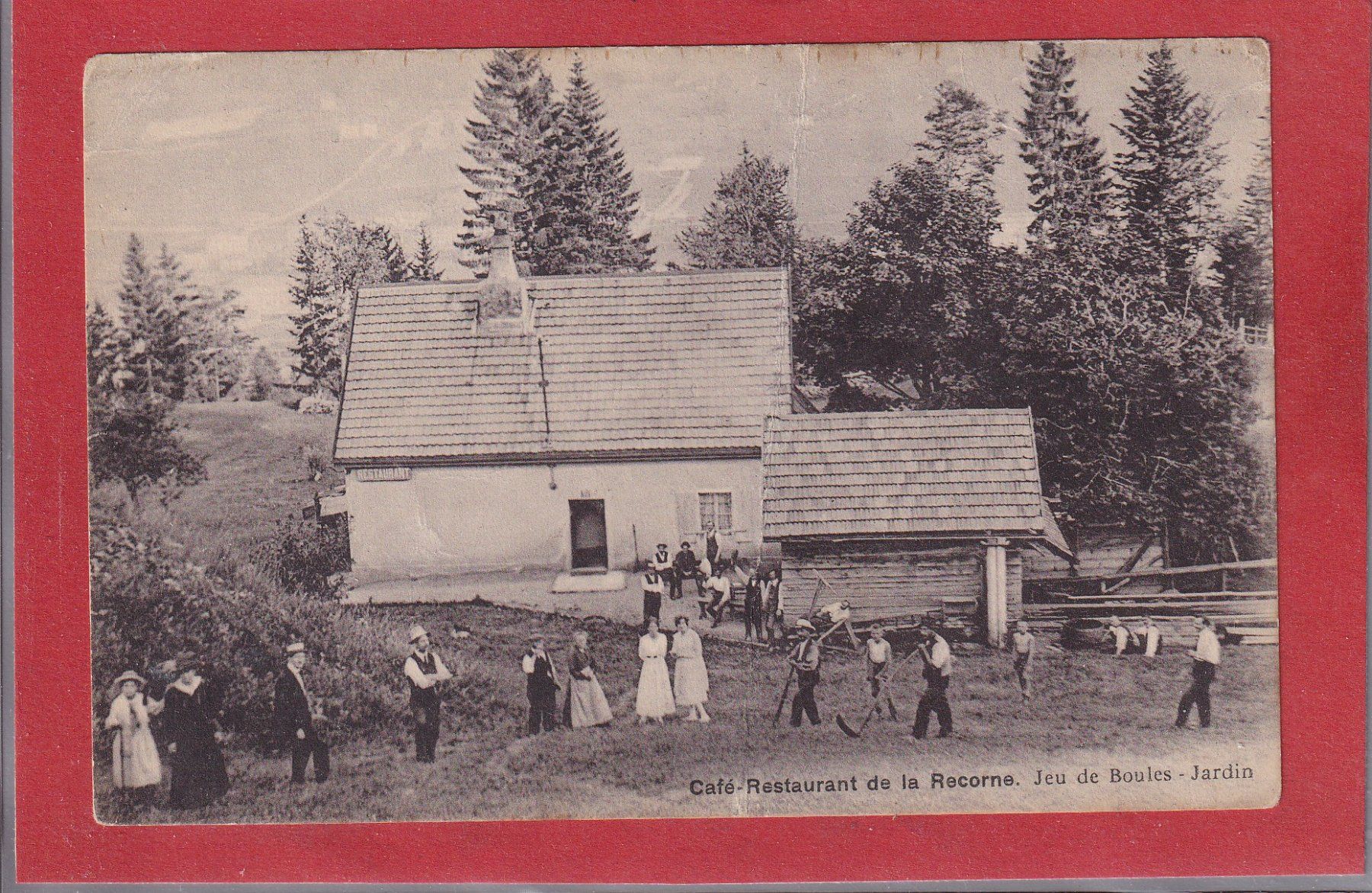 Cartoline postali: Restaurant de la Recorne - 1925 – Usato da Orvin venduto da Pyaeschli