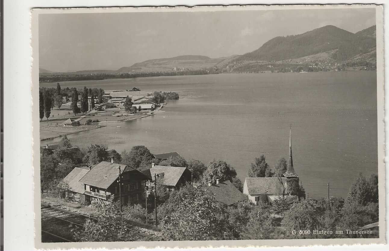 Cartoline postali: Einigen, 1933 – Usato da Spiez venduto da Niesen20