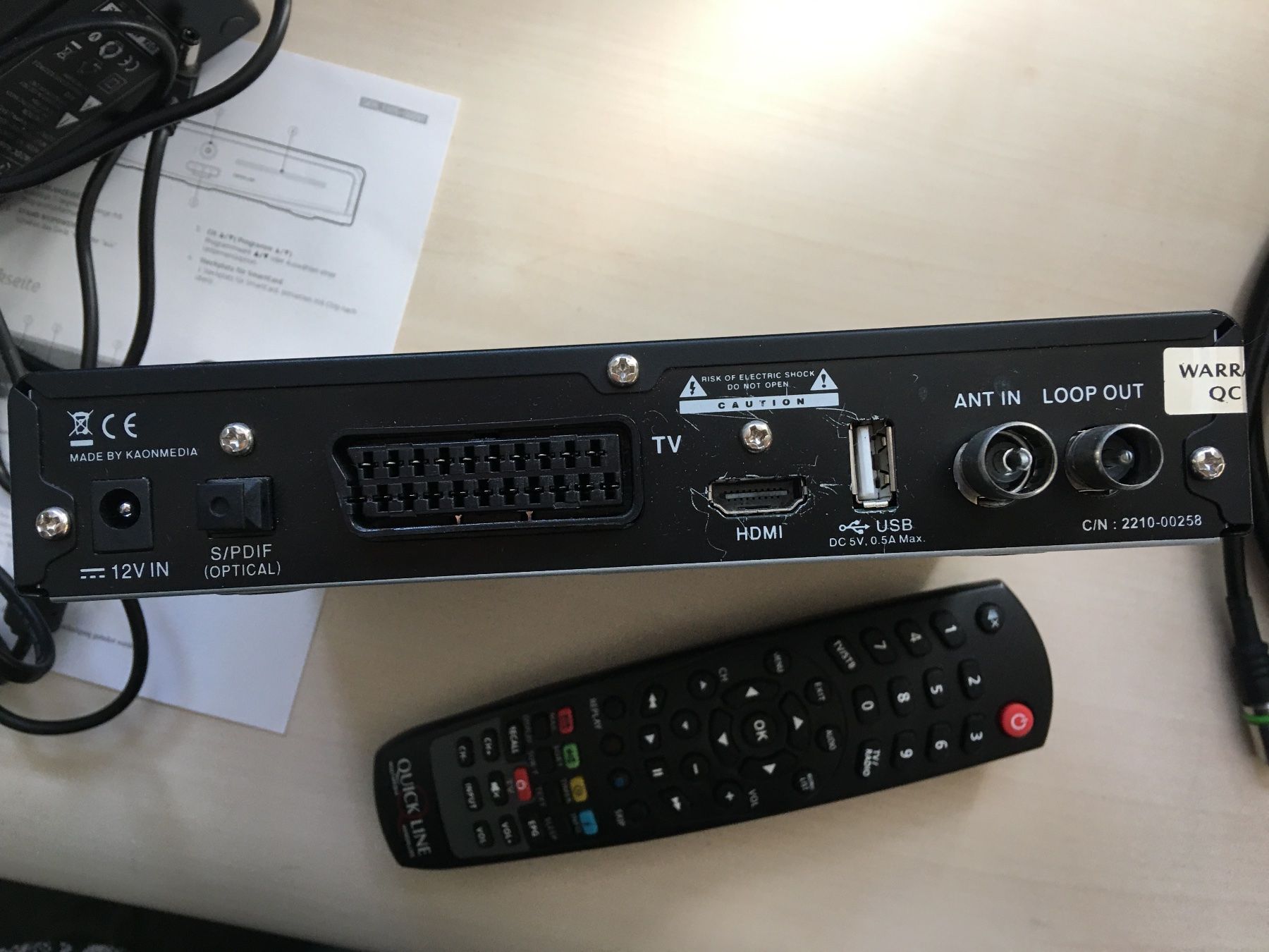 Ricevitori: KAON KCF-SA700PC Digital Receiver – Usato da Olten venduto da ELHANDEL 5
