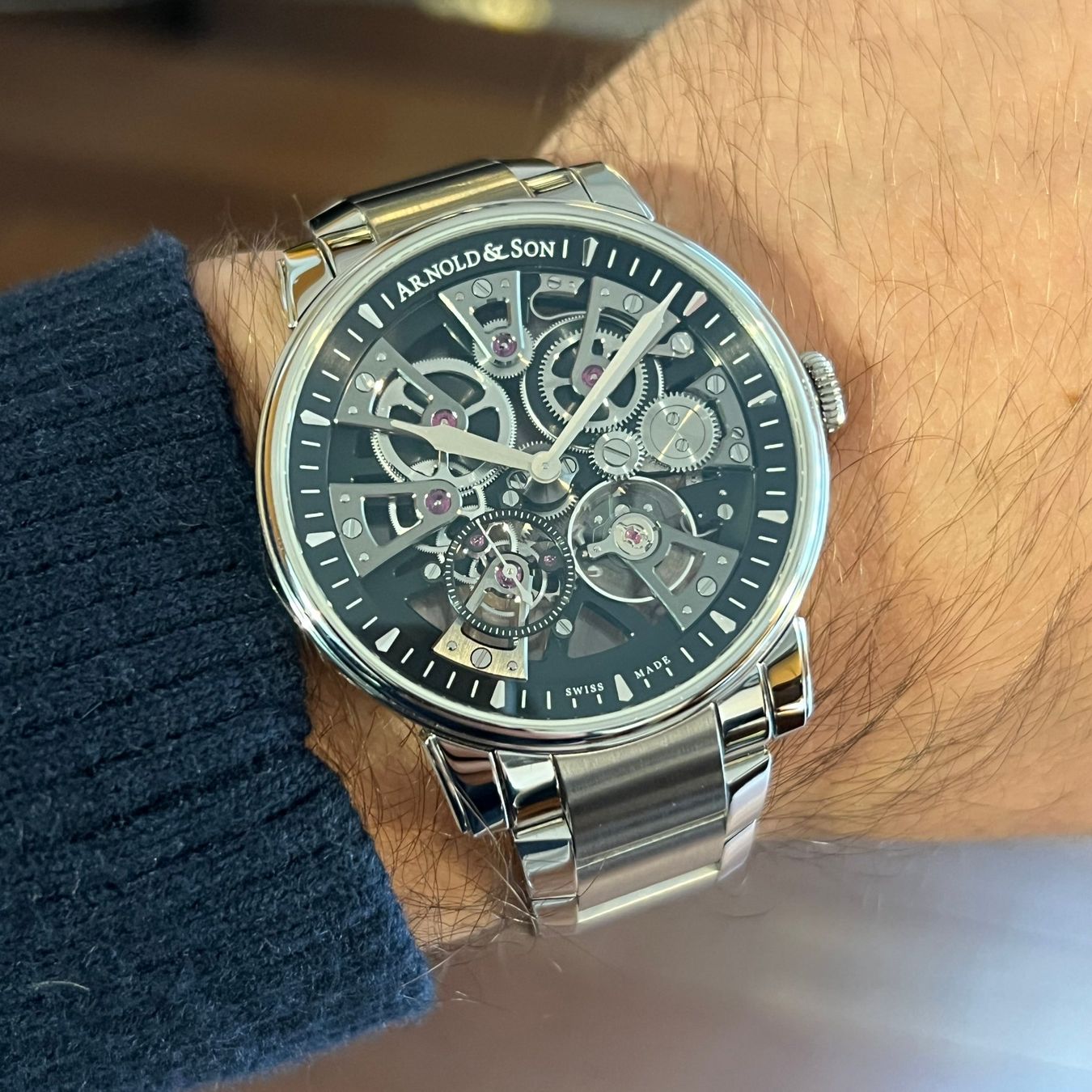 Uhren: FLASH SALE Arnold & Son Nebula 40 Steel Full Set 1.NEAS.B04B – Gebraucht aus Carouge GE von Watchaser 3