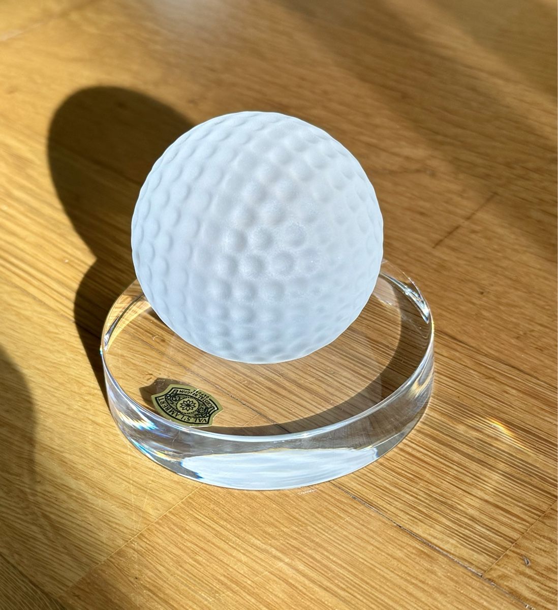 Statuette: Glasfigur Glofball Val St. Lambert – Usato da Basel venduto da superbusi 3