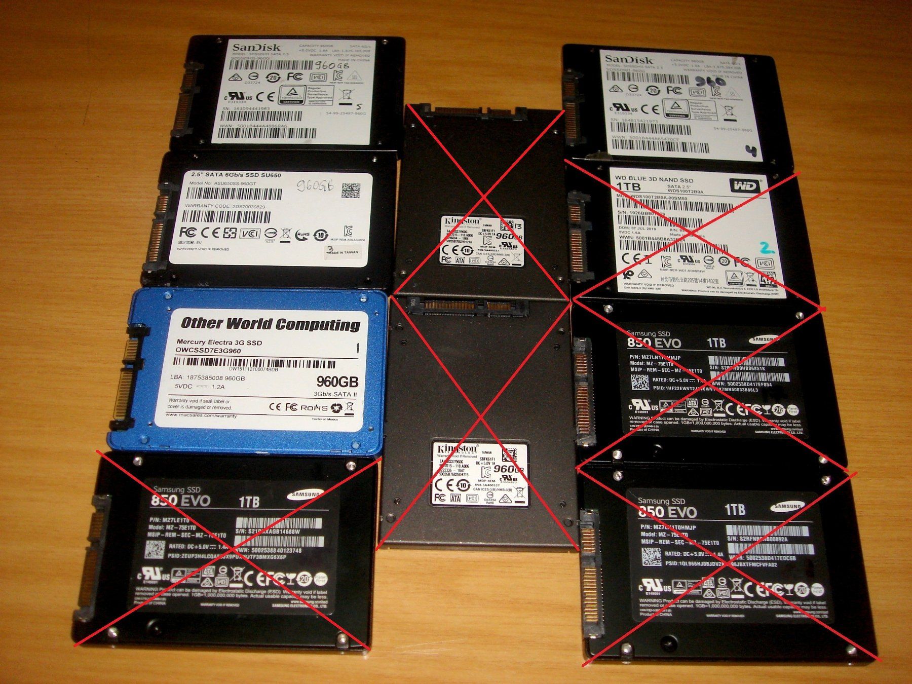 Dischi rigidi: 960gb ssd. Adata. Getestet. Details siehe Bildern. – Usato da St. Gallen venduto da pc-sg 3