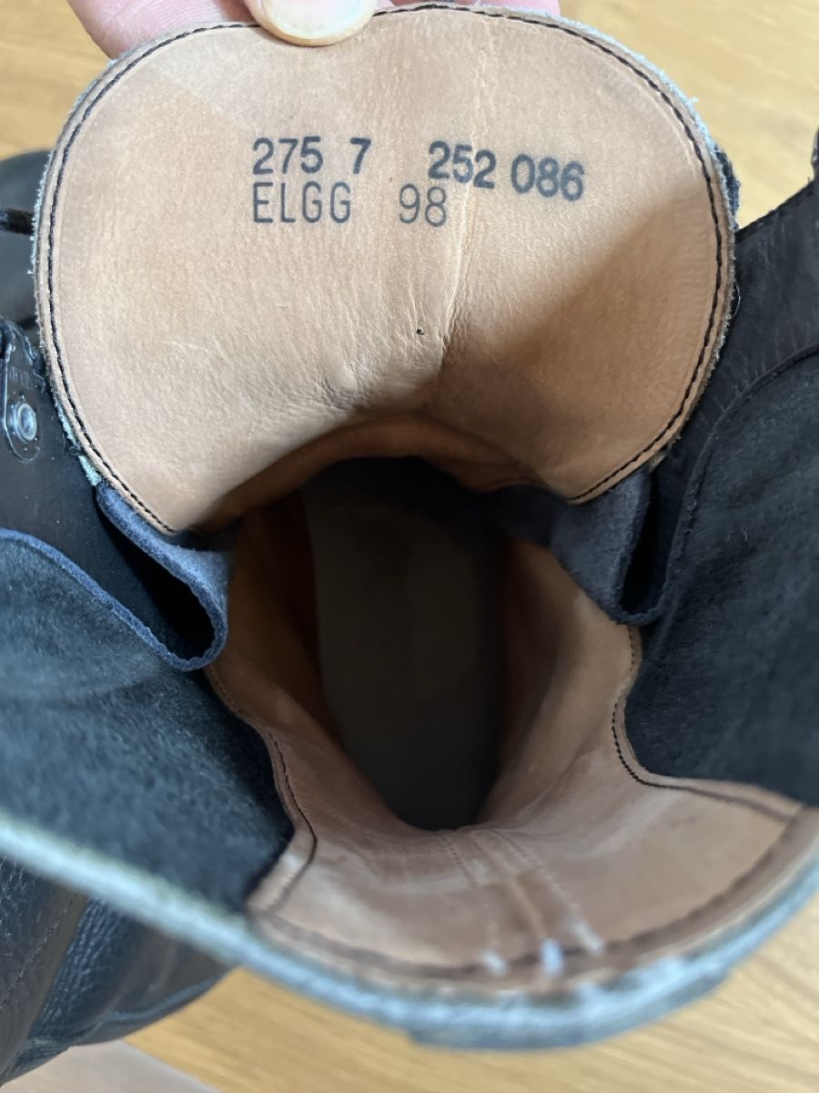 Scarpe da uomo: Armee Stiefel, Echt Leder, Top Zustand – Usato da Termen venduto da Chammer 3