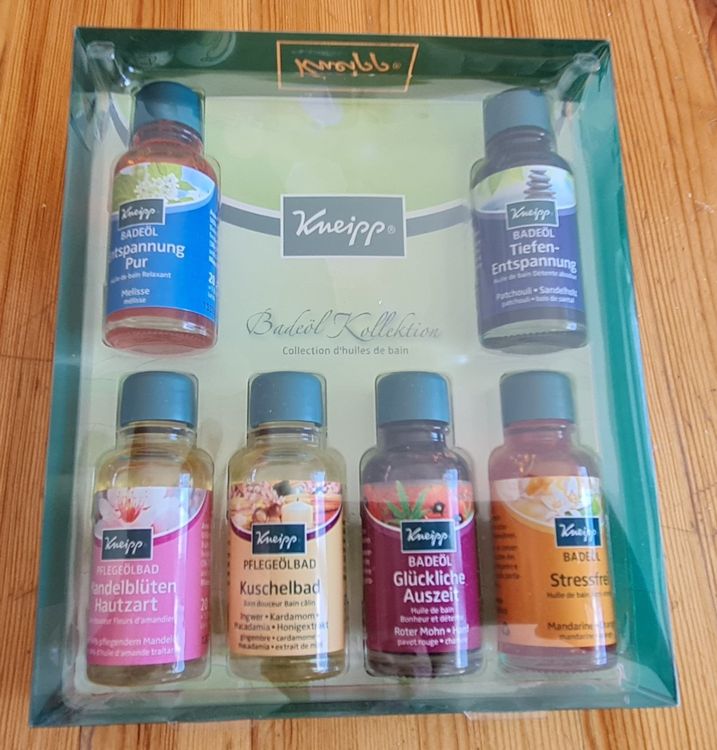 Kneipp Badeöl Kollektion mi 6 verschiedenen Ölen zu je 20 ml (Gebraucht ...