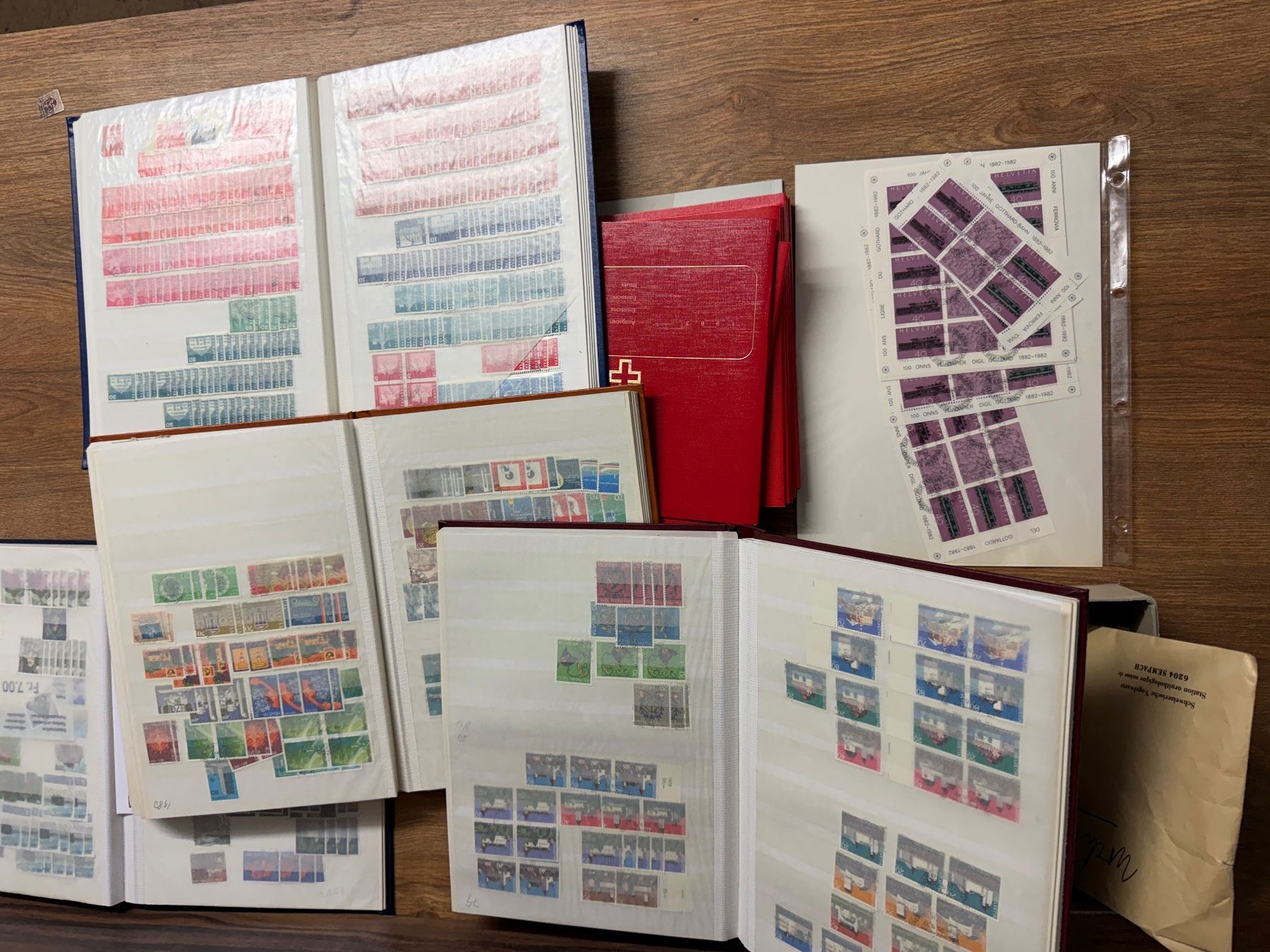 Tutti i francobolli: Sammlung / Schweiz / Briefmarken / Alben, Beutel & Blöcke – Usato da Nussbaumen AG venduto da olitech5415 1