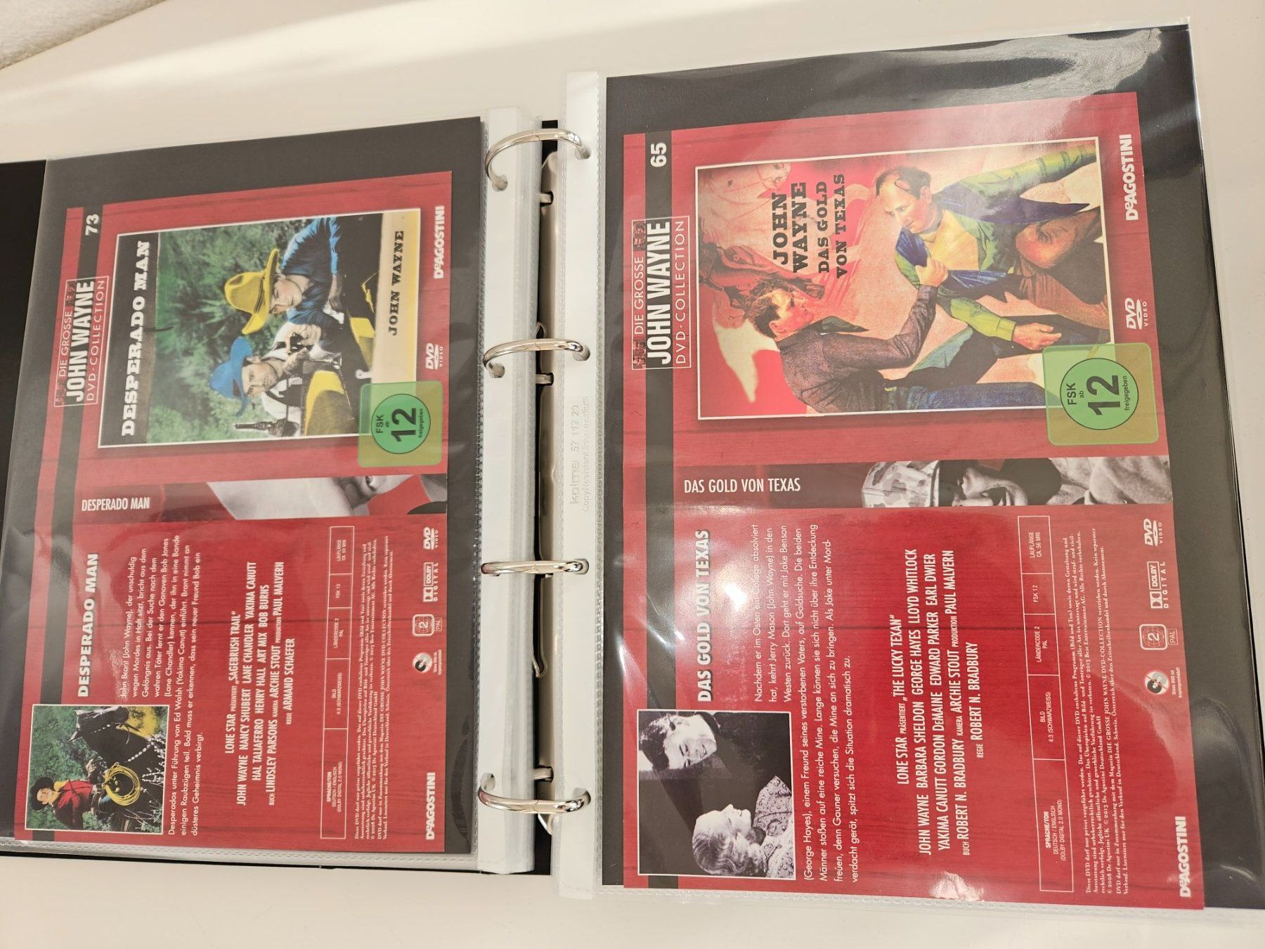 Tutti i DVDs: John Wayne Collection - 110 Stk. DVD De Agostini u.a. & Buch – Usato da Gunzwil venduto da Charro03 2