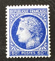 Briefmarke aus Frankreich  Ungestempelt  Siehe Original Foto