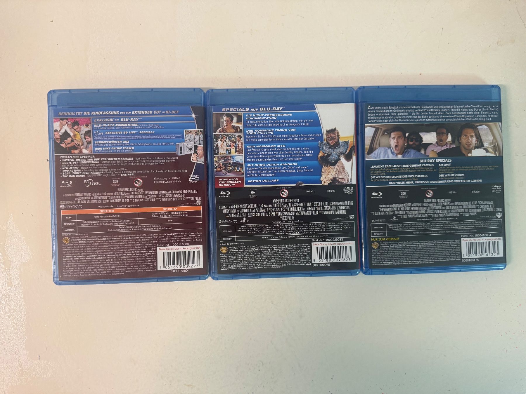 Tutti i DVDs: HANGOVER TRILOGIE  (BLU-RAY) – Usato da Basel venduto da san_2qlq 1