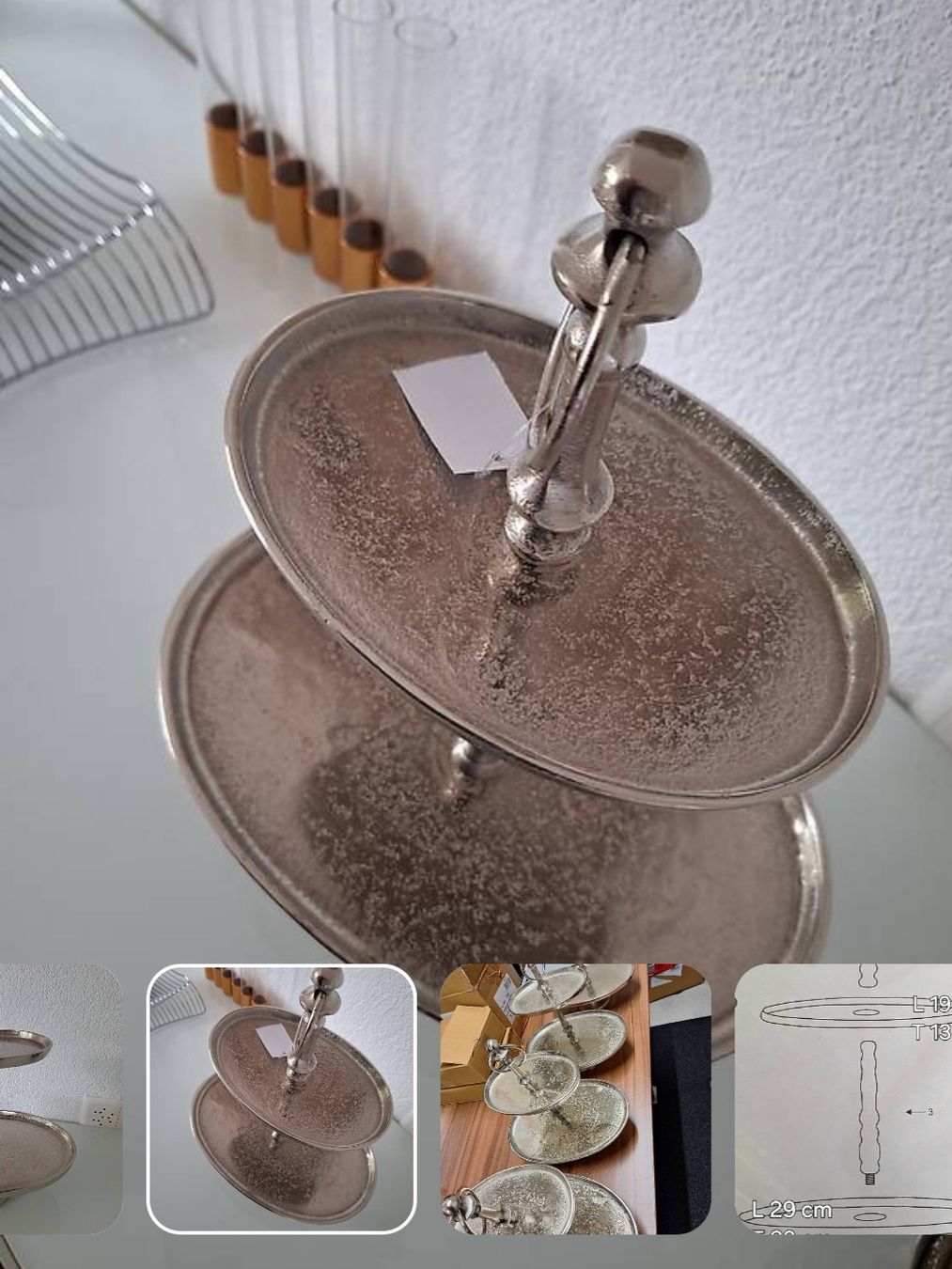Tutte le decorazioni: Etageren H35 cm – Nuovo e nell'imballaggio originale da Brugg AG venduto da bacbac5757